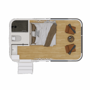Alternative view of Capsule House Model E3